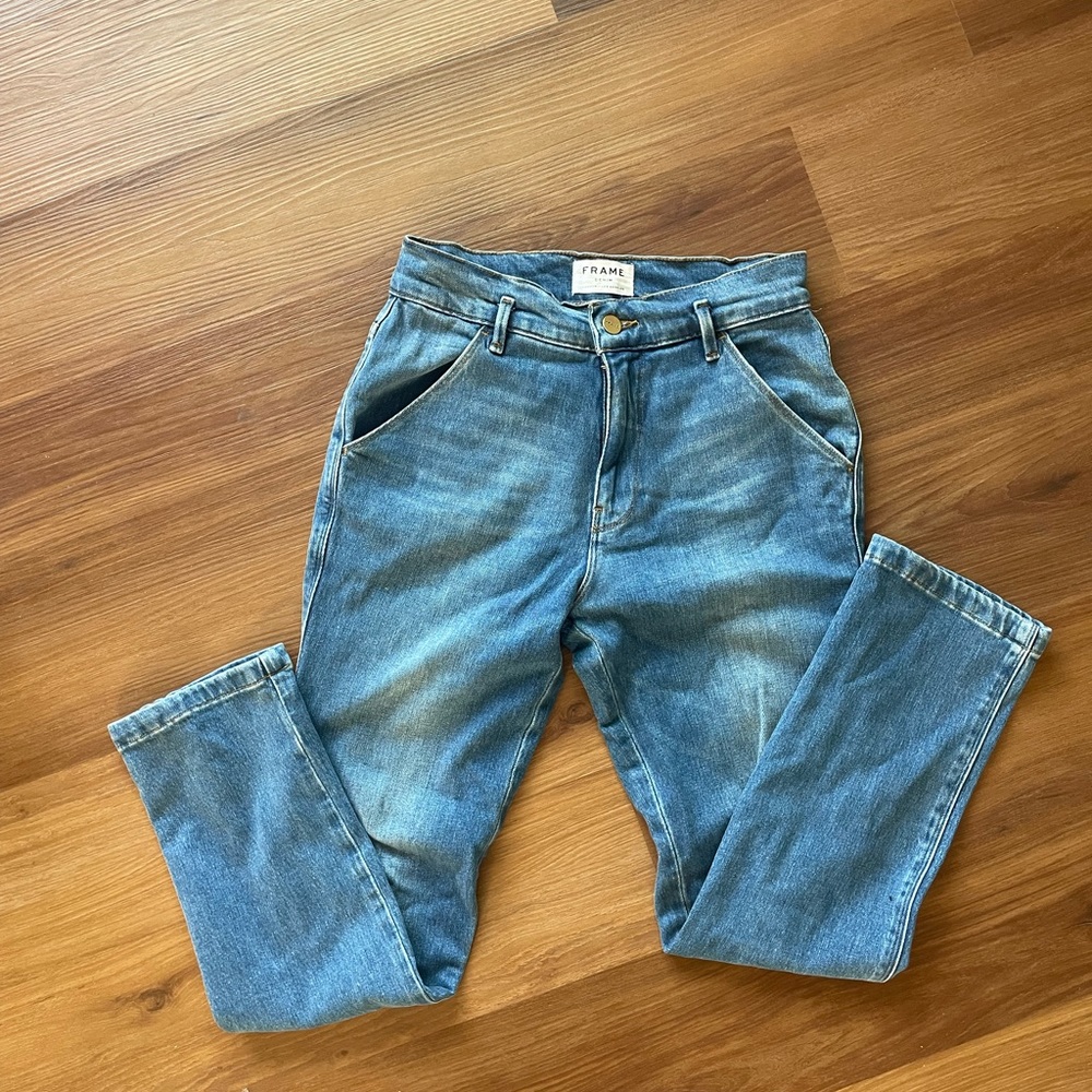 High Rise Frame Jeans - Picture 3 of 4